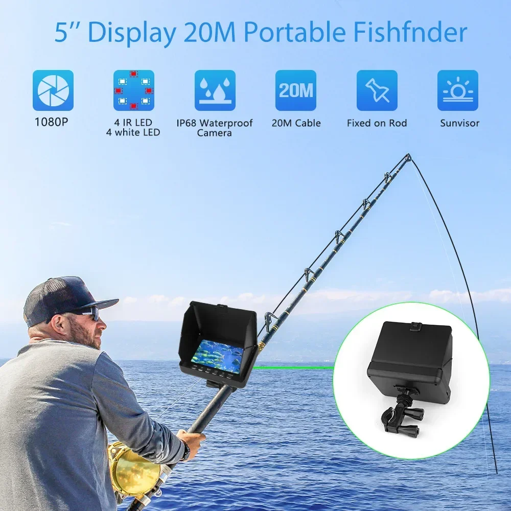 Fish Finder 5.0 Inch LCD Displ - Fishing Camera incelemesi ve fiyatı
