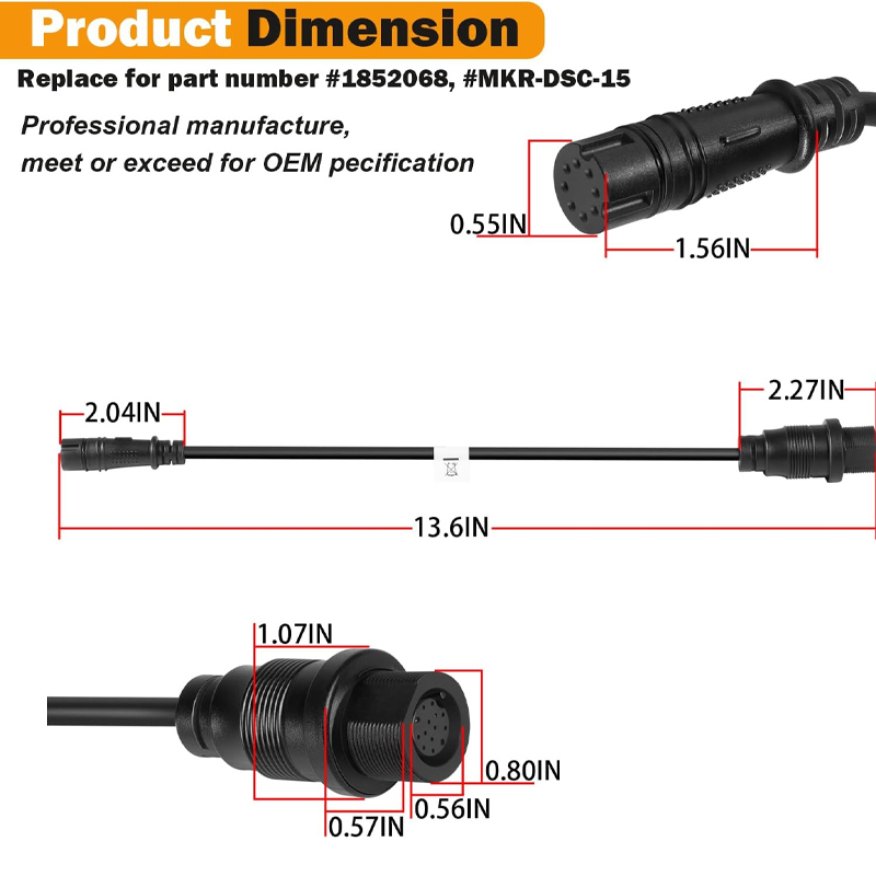 1852078 MKR-DSC-15 DSC Transdu - Fish Finder Cable incelemesi ve fiyatı