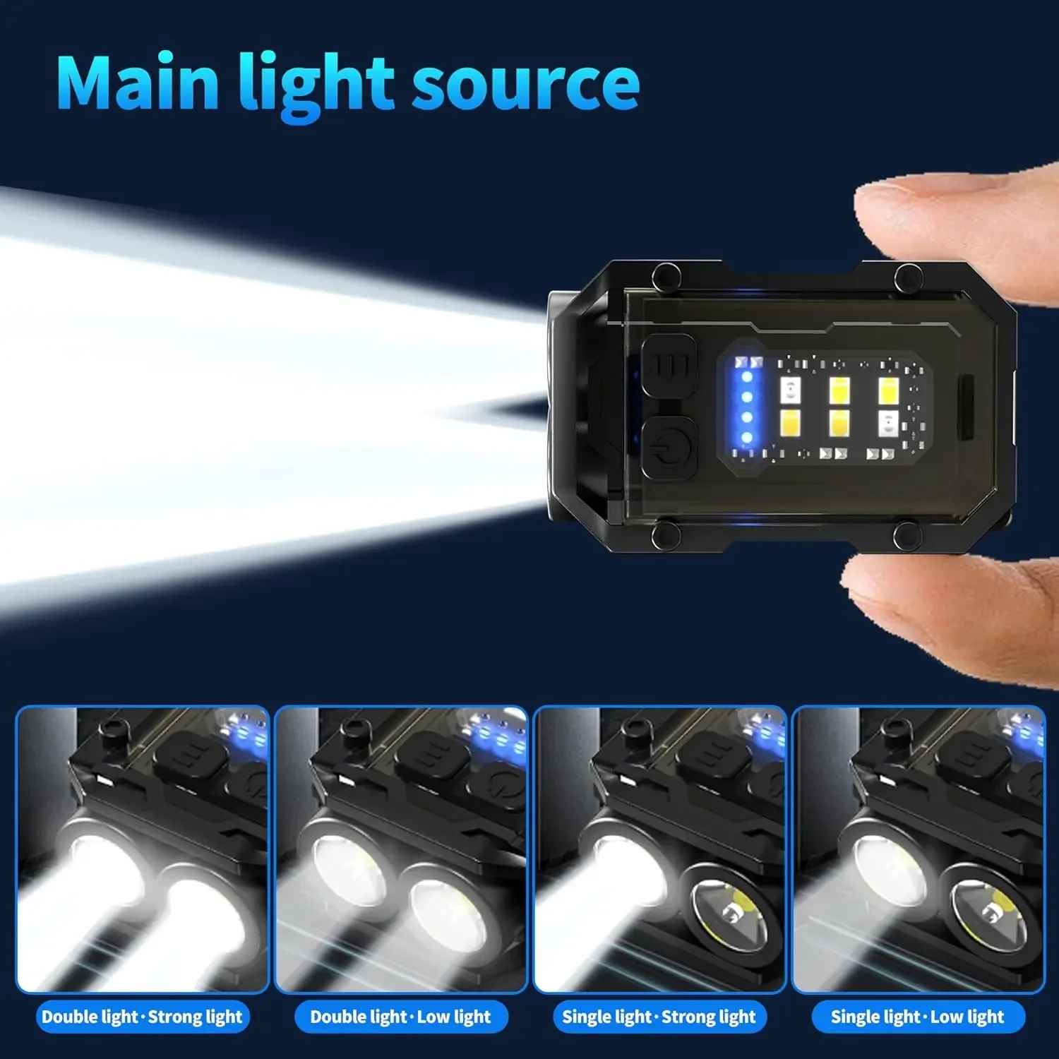 Clip-On Flashlight Rechargeabl - Fishing Light incelemesi ve fiyatı