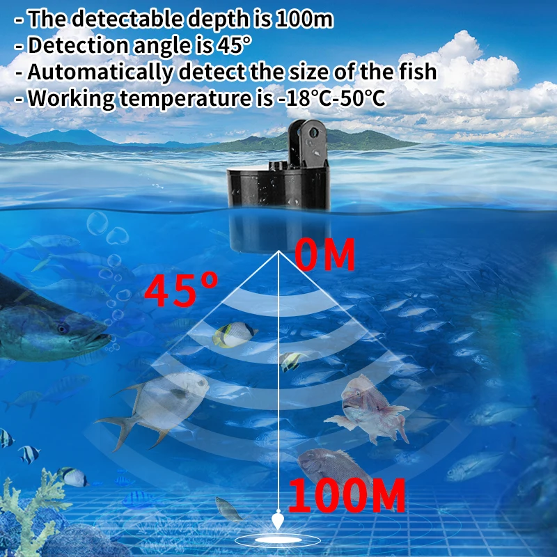 Alarm 100M Portable Sonar Fish - Fish Finder Portable incelemesi ve fiyatı