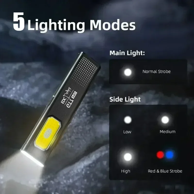 Mini LED Flashlight USB C Rech - Fishing Light incelemesi ve fiyatı