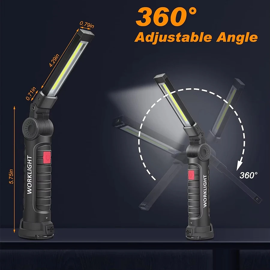 Rechargeable Magnetic Work Lig - Fishing Light incelemesi ve fiyatı