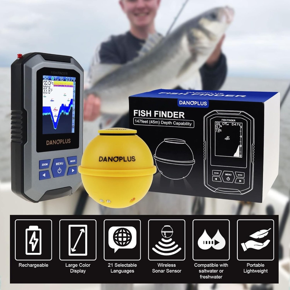 Wireless Fish Finder with 147f - Fish Finder Portable incelemesi ve fiyatı