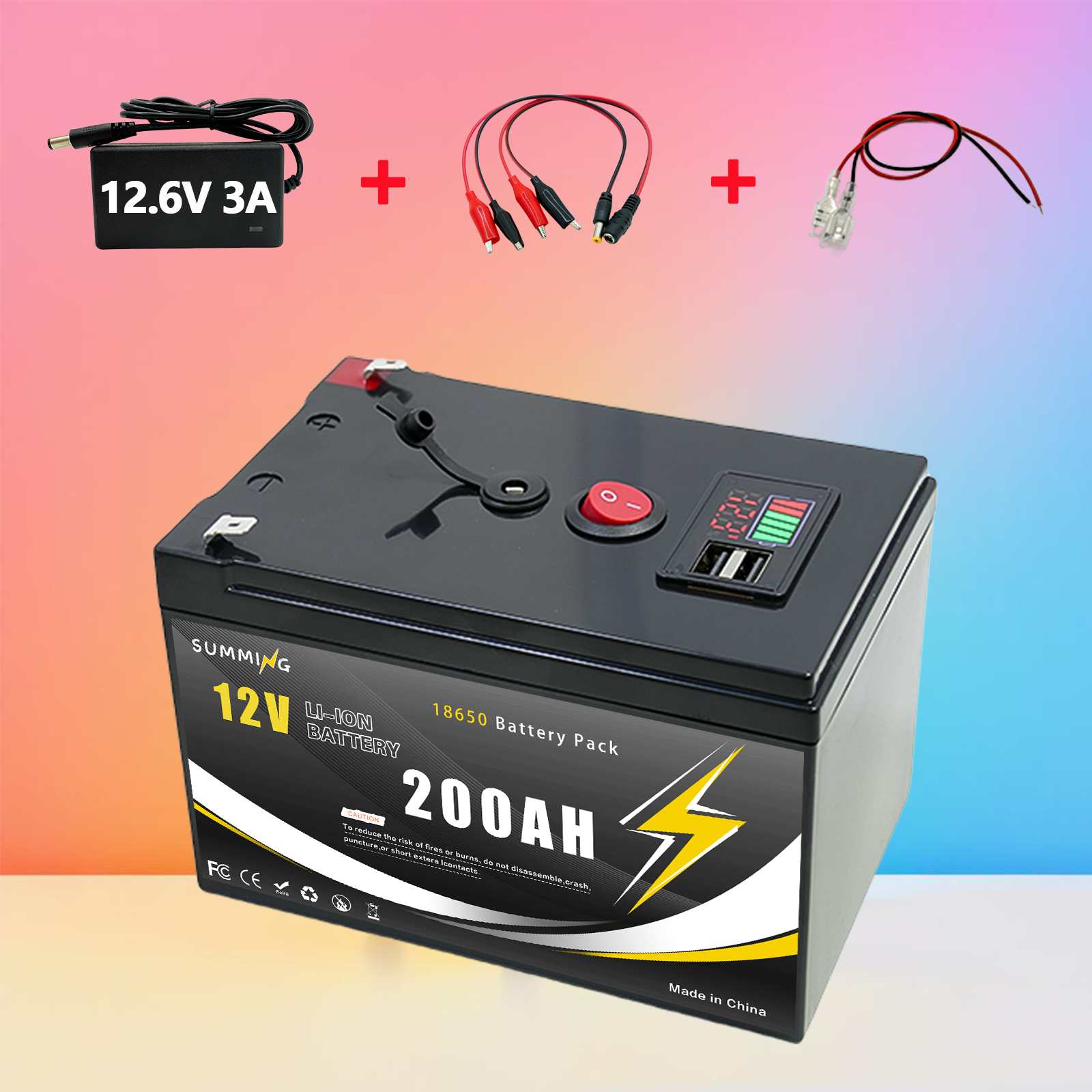 12V 200Ah Lithium  LiFeP04 Bat - Fish Finder Charger incelemesi ve fiyatı