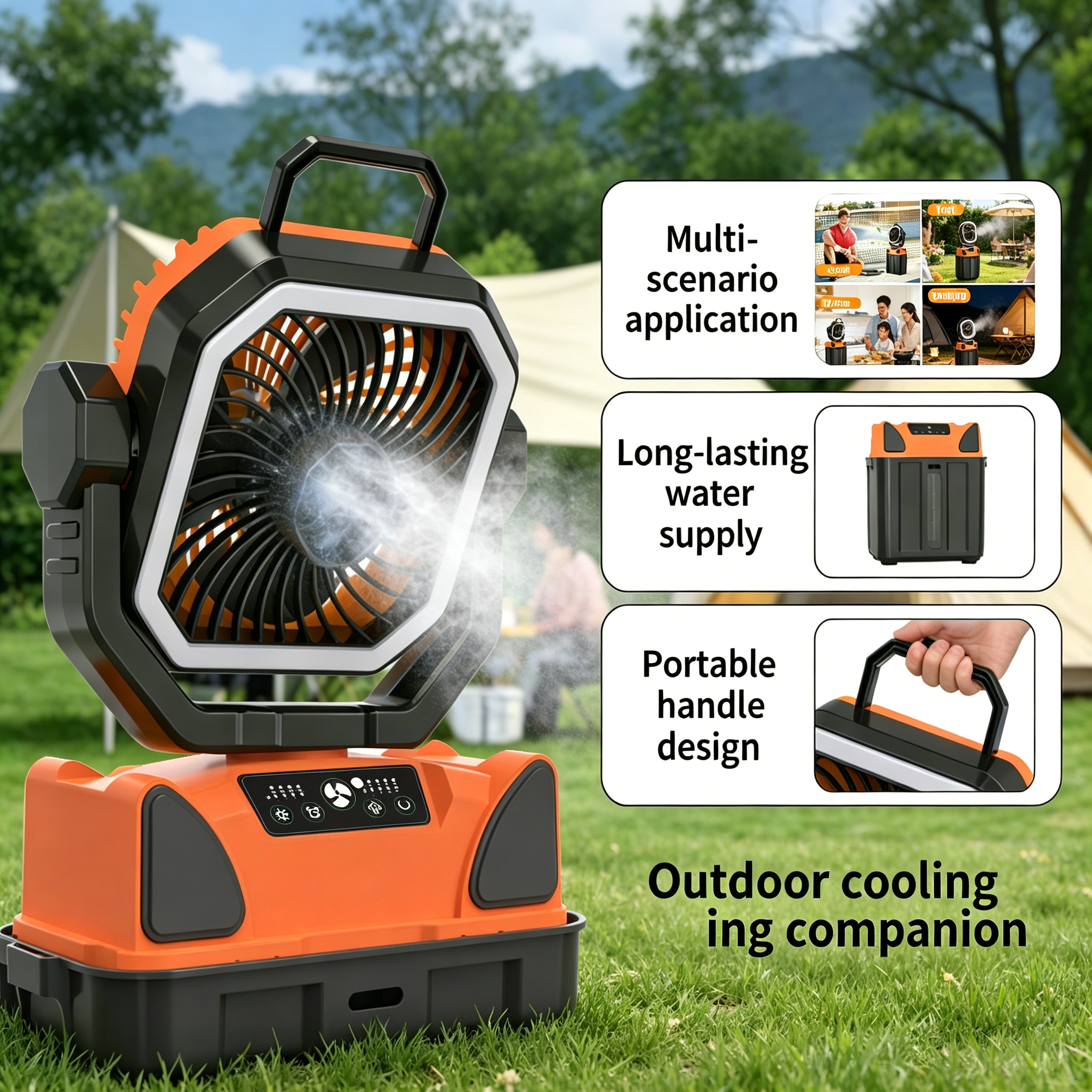 30000mAh Spray Camping Fan wit - Fish Finder Battery incelemesi ve fiyatı
