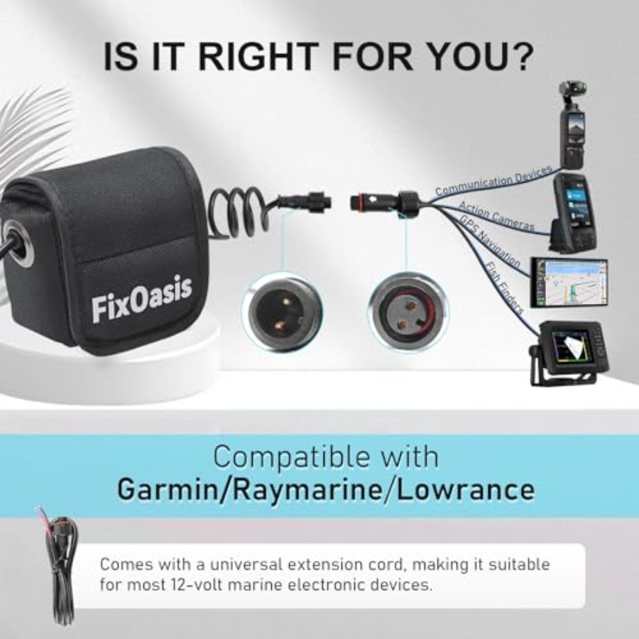 12V Lithium-Ion Fish Finder Ba - Fish Finder Charger incelemesi ve fiyatı