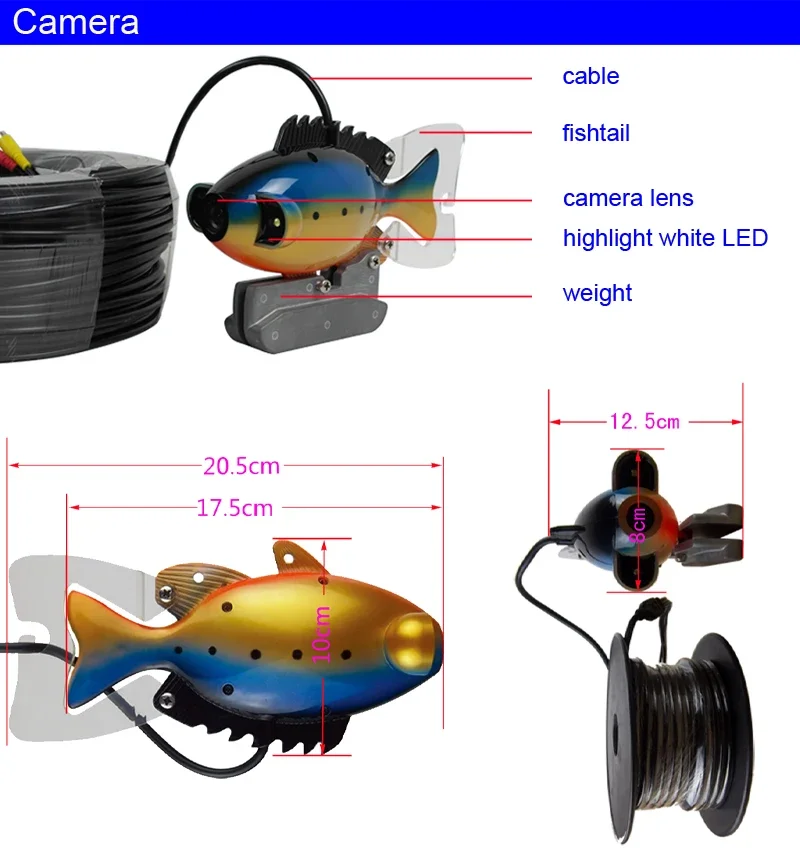 SY801 Full Waterproof Underwat - Fish Finder Portable incelemesi ve fiyatı