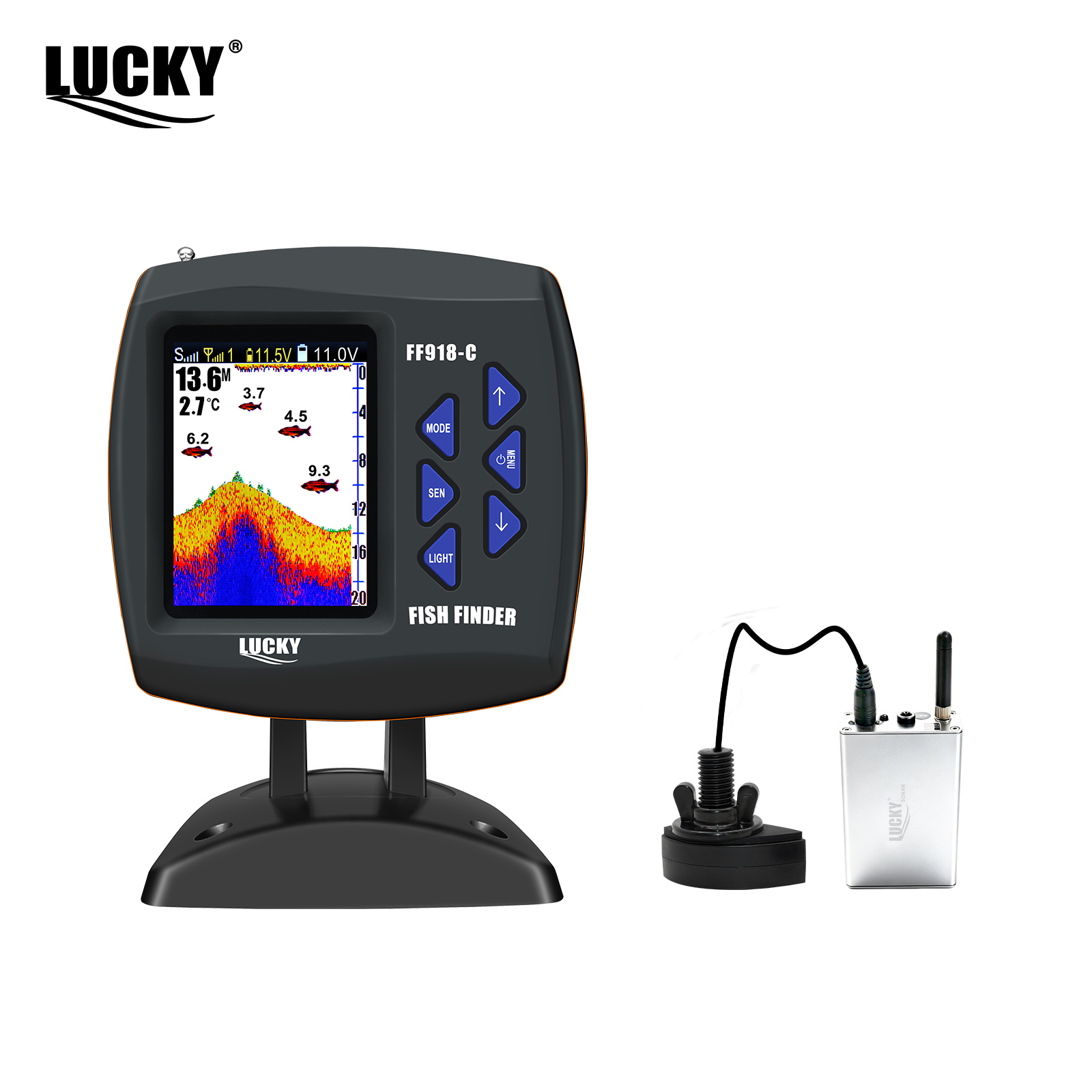 Lucky FF918 Wireless Remote Co - Fish Finder Cable incelemesi ve fiyatı