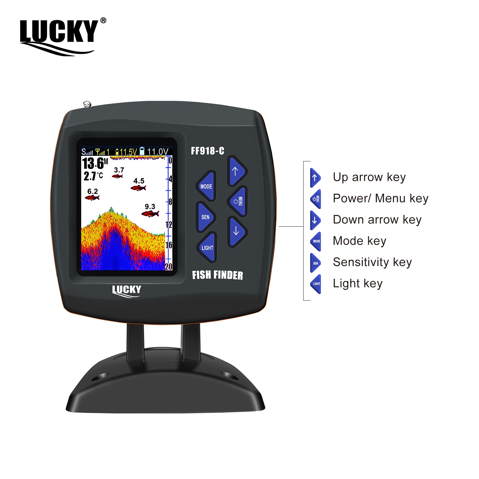 Lucky FF918 Wireless Remote Co - Fish Finder Cable incelemesi ve fiyatı