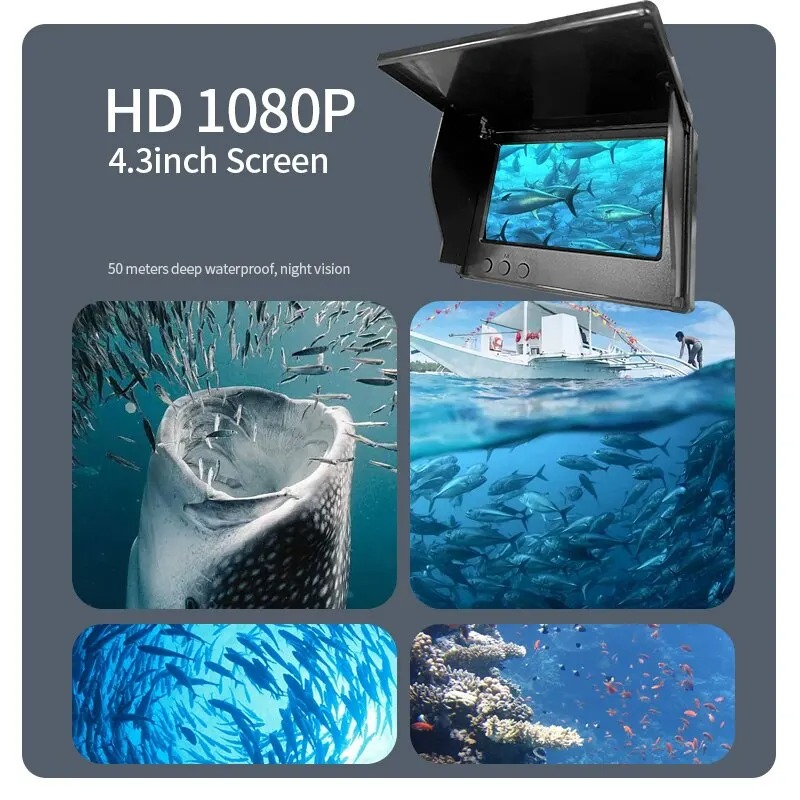 4.3 Inch Summer & Winter Video - Fish Finder Cable incelemesi ve fiyatı