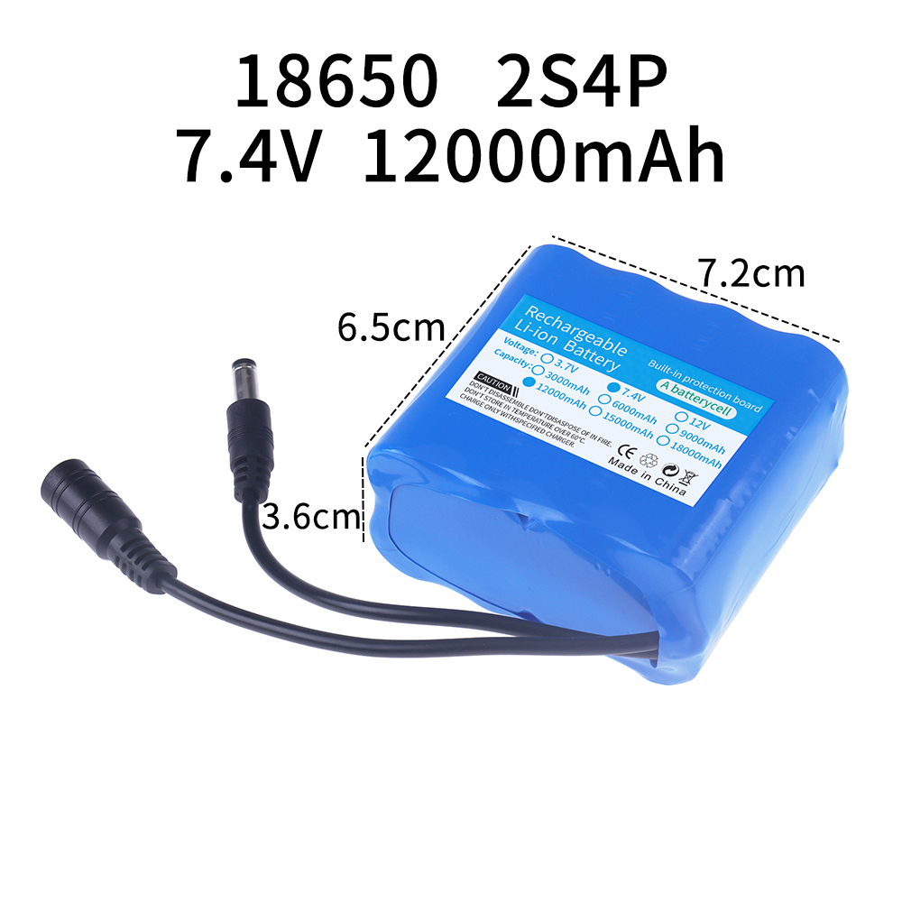 7.4V battery 3000mah/6000mah/9 - Fish Finder Charger incelemesi ve fiyatı