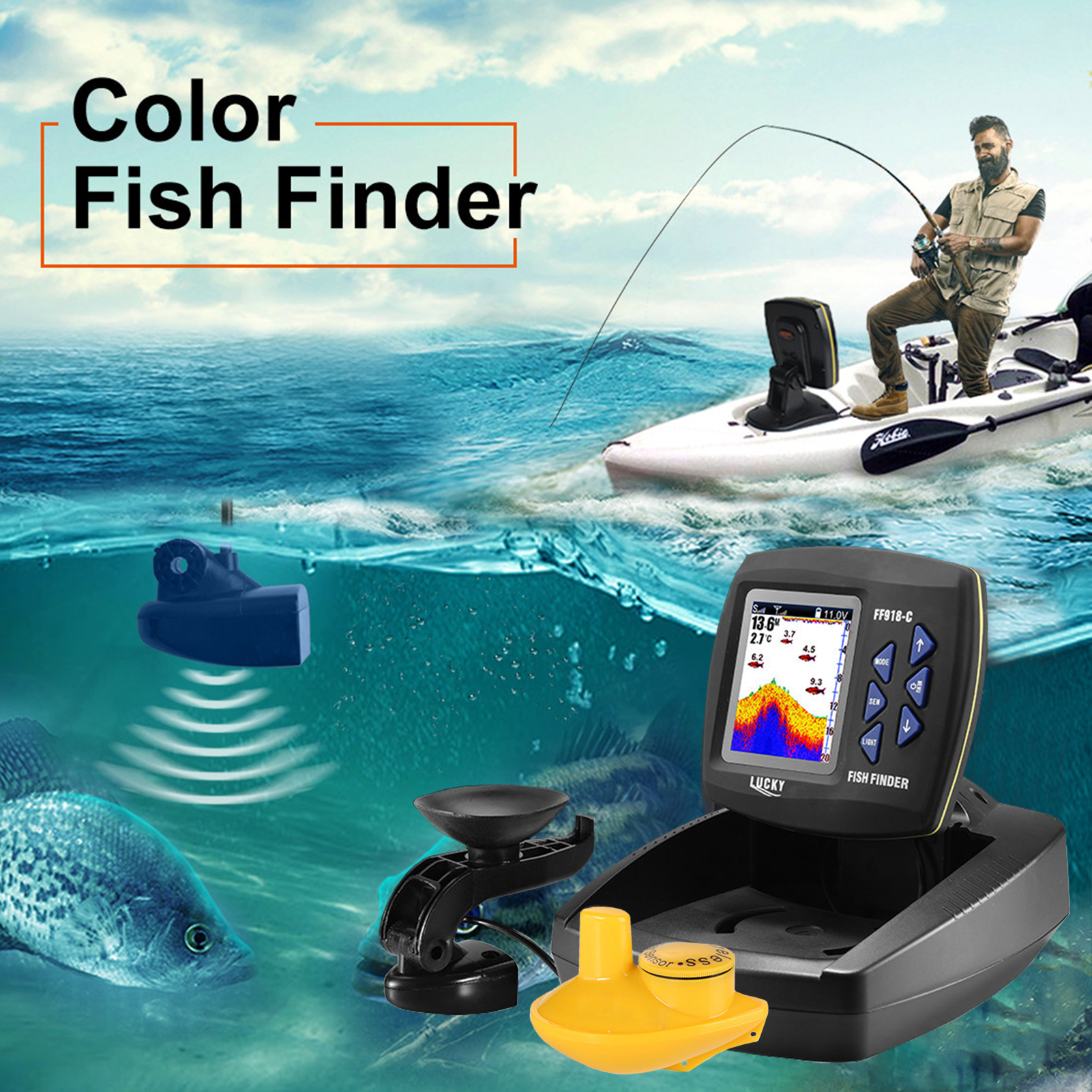 Portable Fish Finder Wireless  - Fish Finder Portable incelemesi ve fiyatı