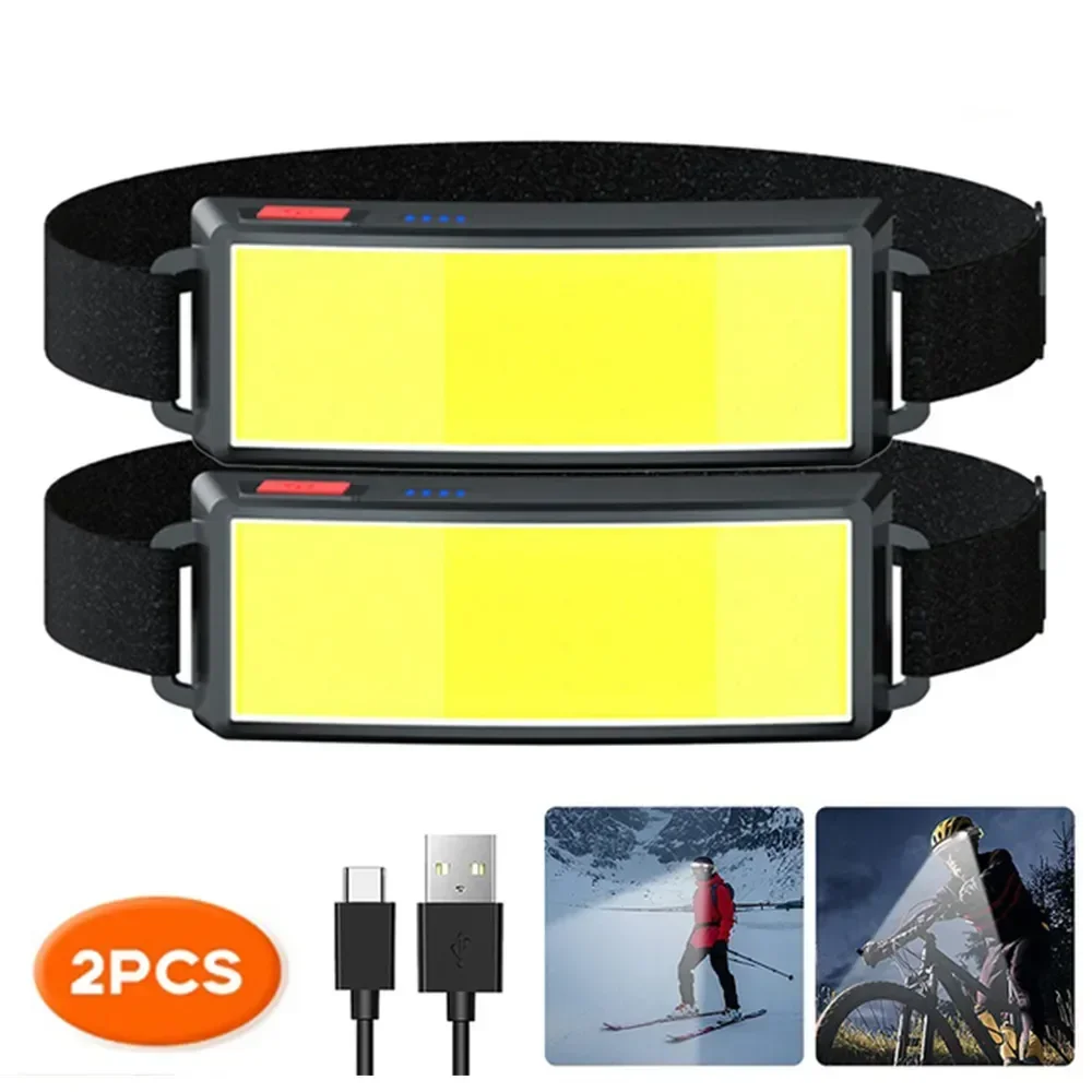 COB Portable LED Headlights Ou - Fish Finder Battery incelemesi ve fiyatı