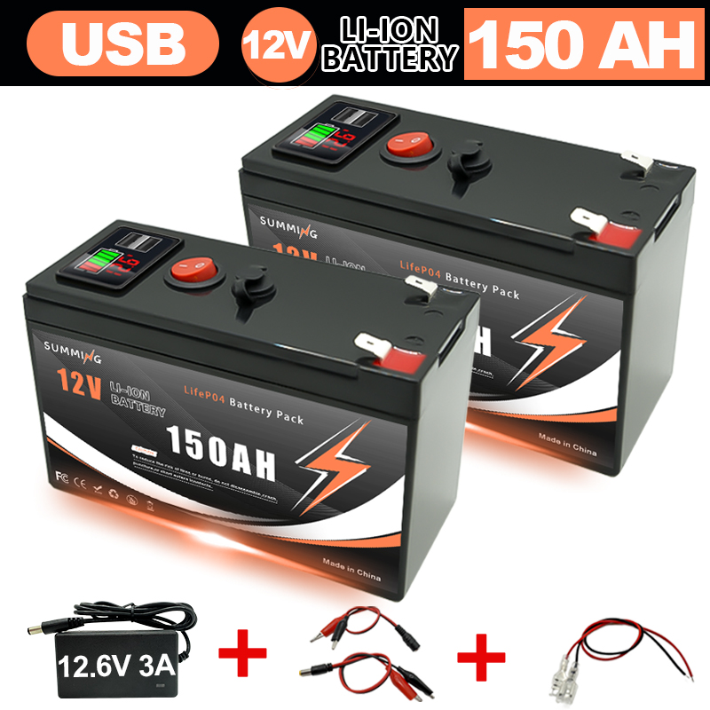 12V 150Ah Lithium  LiFeP04 Bat - Fish Finder Charger incelemesi ve fiyatı
