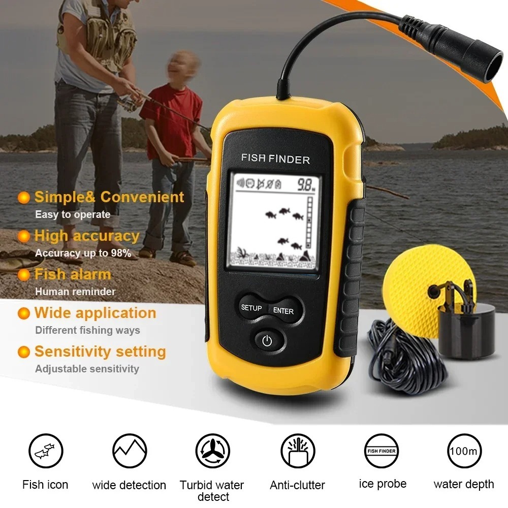 Wireless Sonar Detection Fish  - Fish Finder Cable incelemesi ve fiyatı