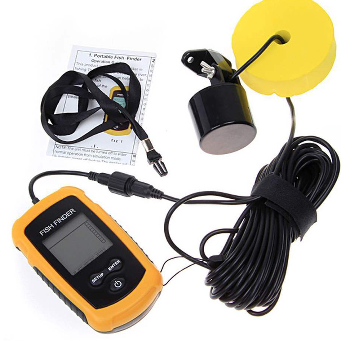 Alarm 100M Portable Sonar Fish - Fish Finder Portable incelemesi ve fiyatı