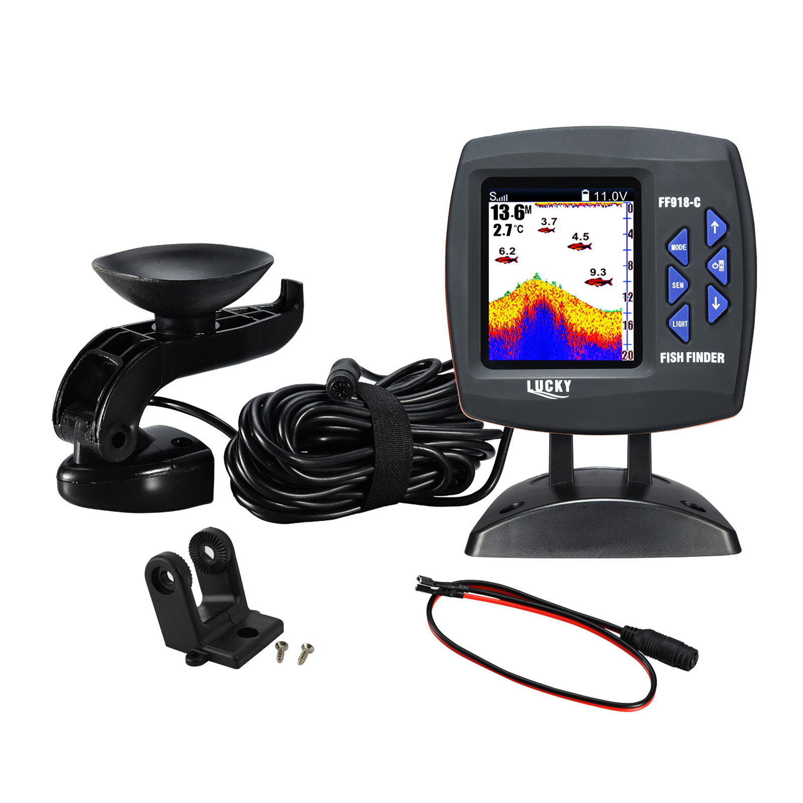 Fish Finder Wireless Sonar Sen - Fish Finder Transducer incelemesi ve fiyatı