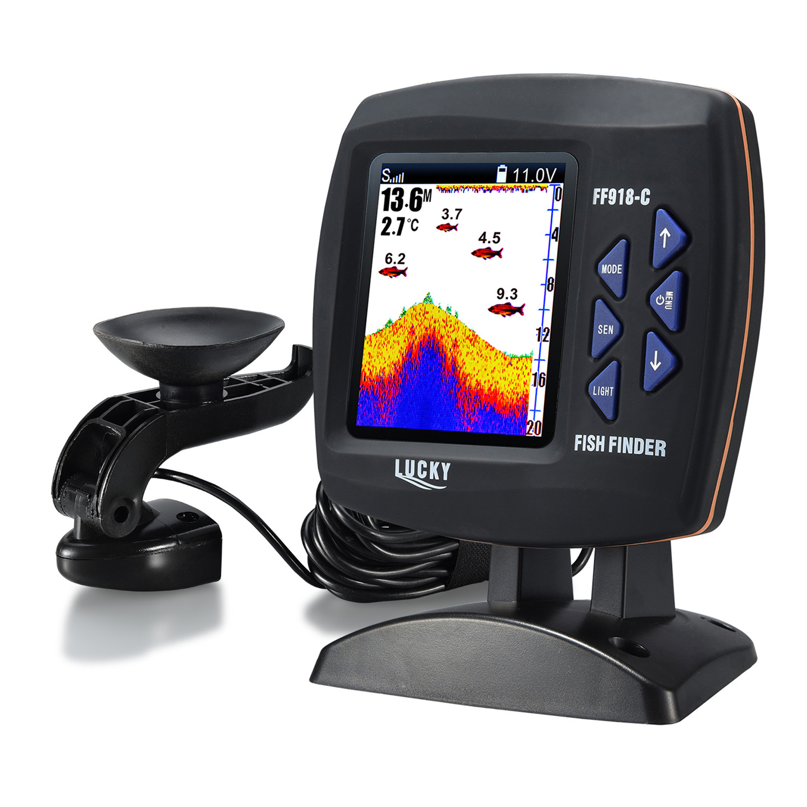 Fish Finder Wireless Sonar Sen - Fish Finder Transducer incelemesi ve fiyatı