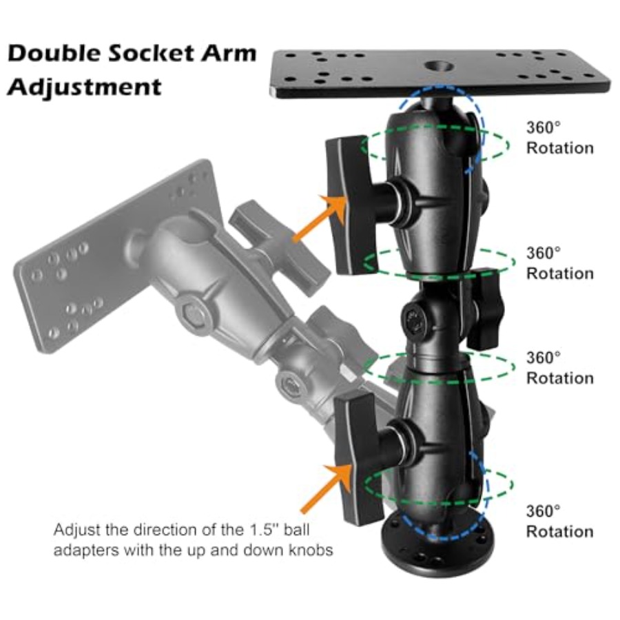 Boat/Kayak/Fishing Ball Fish F - Fish Finder Mount incelemesi ve fiyatı