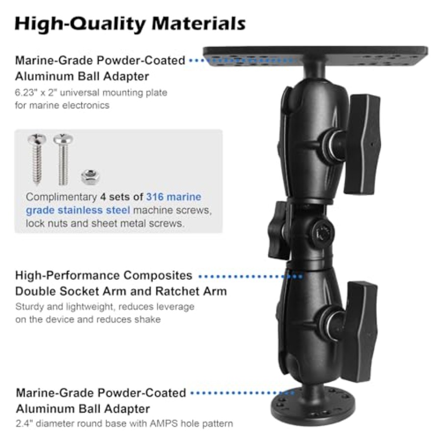 Boat/Kayak/Fishing Ball Fish F - Fish Finder Mount incelemesi ve fiyatı