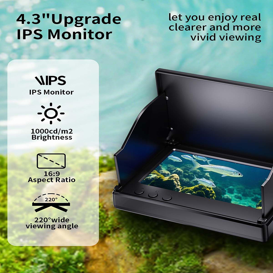 FOURQ Handheld 1080P 4.3'' LCD - Fish Finder Portable incelemesi ve fiyatı