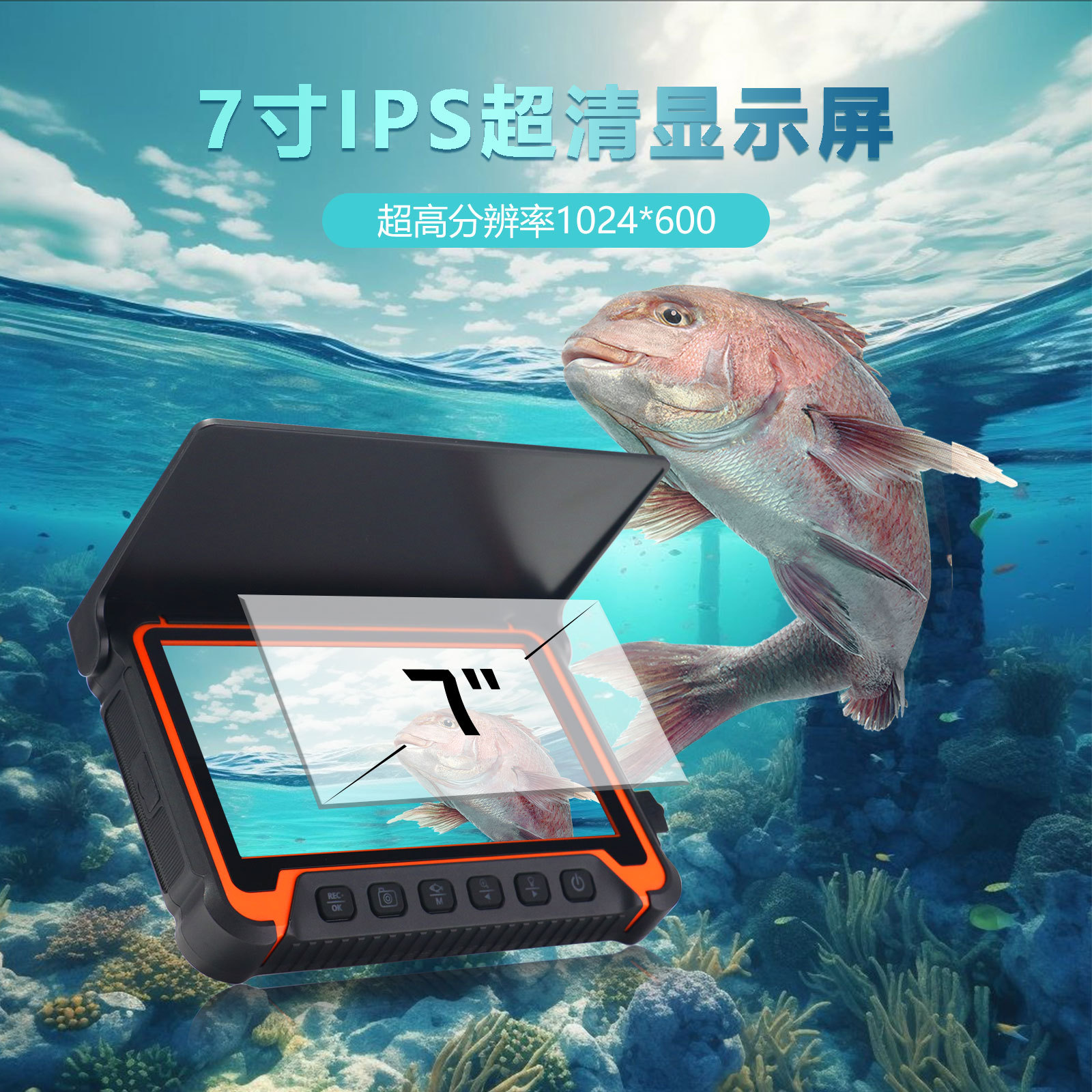 5Inch IPS Screen Underwater 15 - Fishing Camera incelemesi ve fiyatı