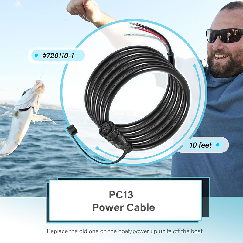 720110-1 PC13 Power Cable for  - Fish Finder Cable incelemesi ve fiyatı
