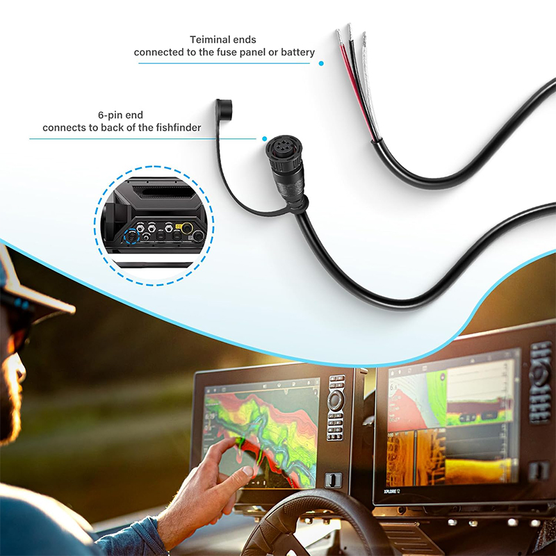720110-1 PC13 Power Cable for  - Fish Finder Cable incelemesi ve fiyatı