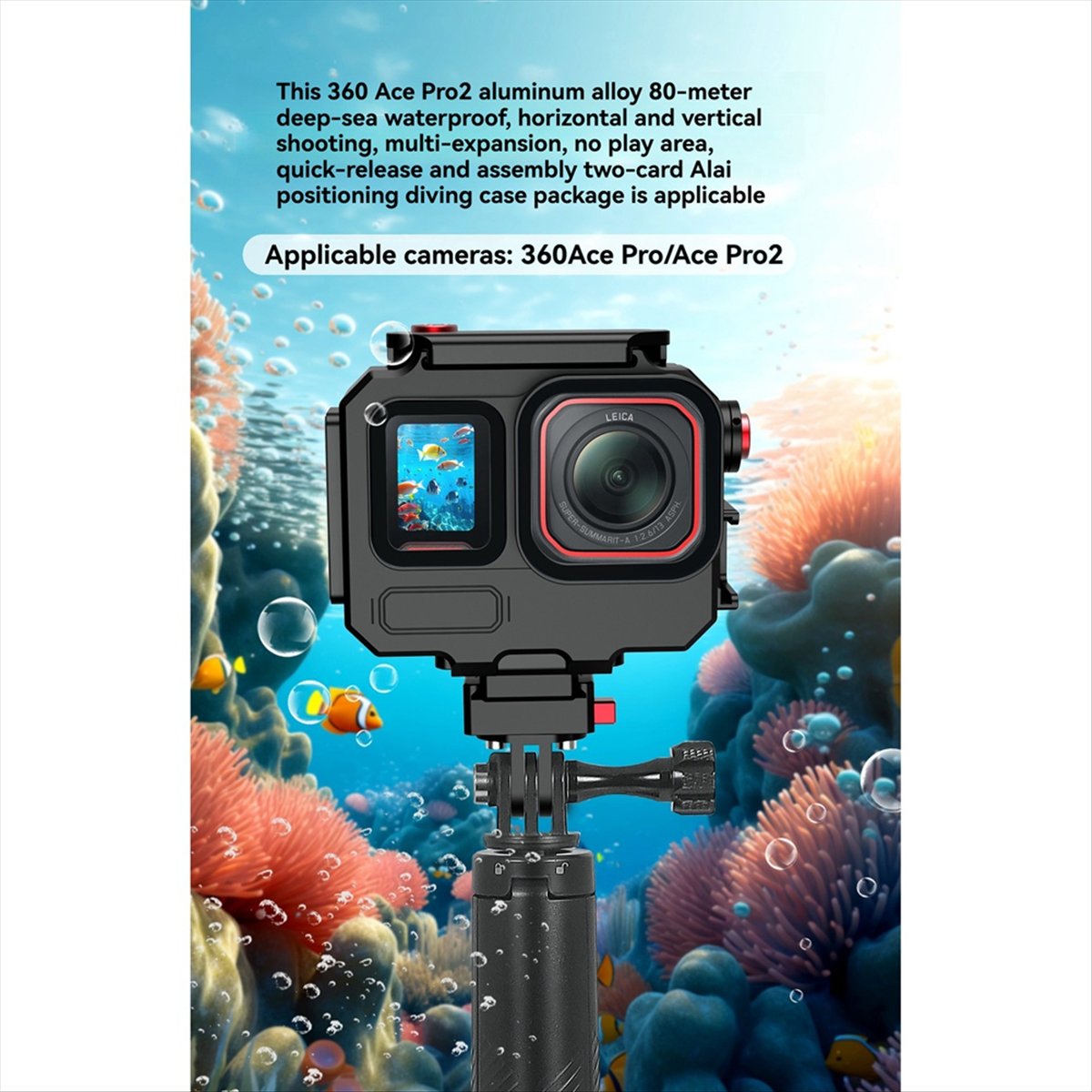 M05K 263FT/80M Waterproof Case - Underwater Camera incelemesi ve fiyatı