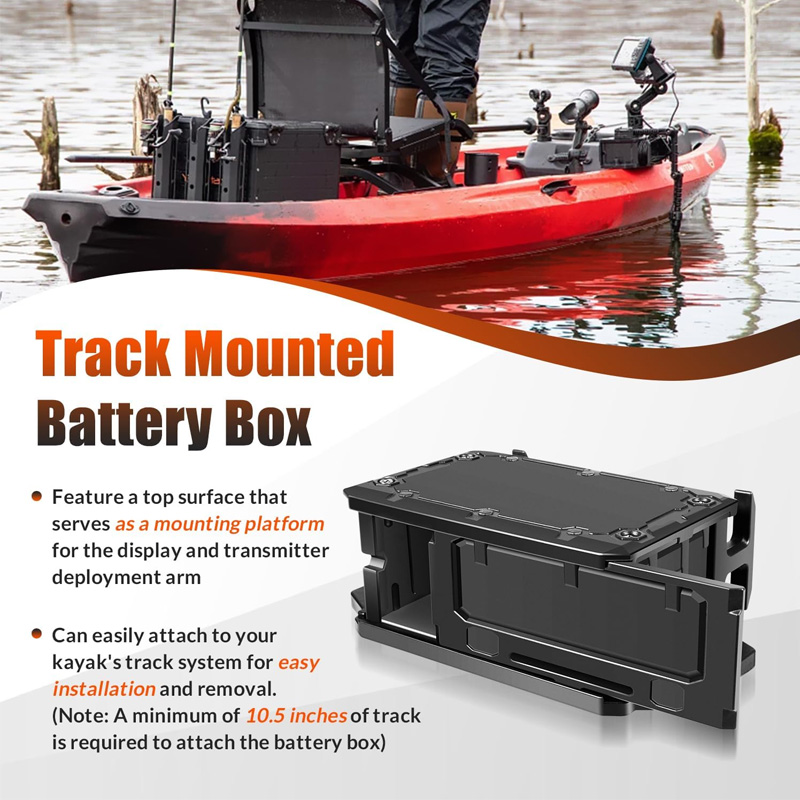 Track Mounted Battery Box for  - Fish Finder Mount incelemesi ve fiyatı
