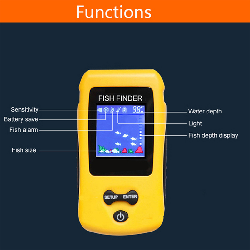 Brand New KDR Colorful Wireles - Fish Finder Transducer incelemesi ve fiyatı