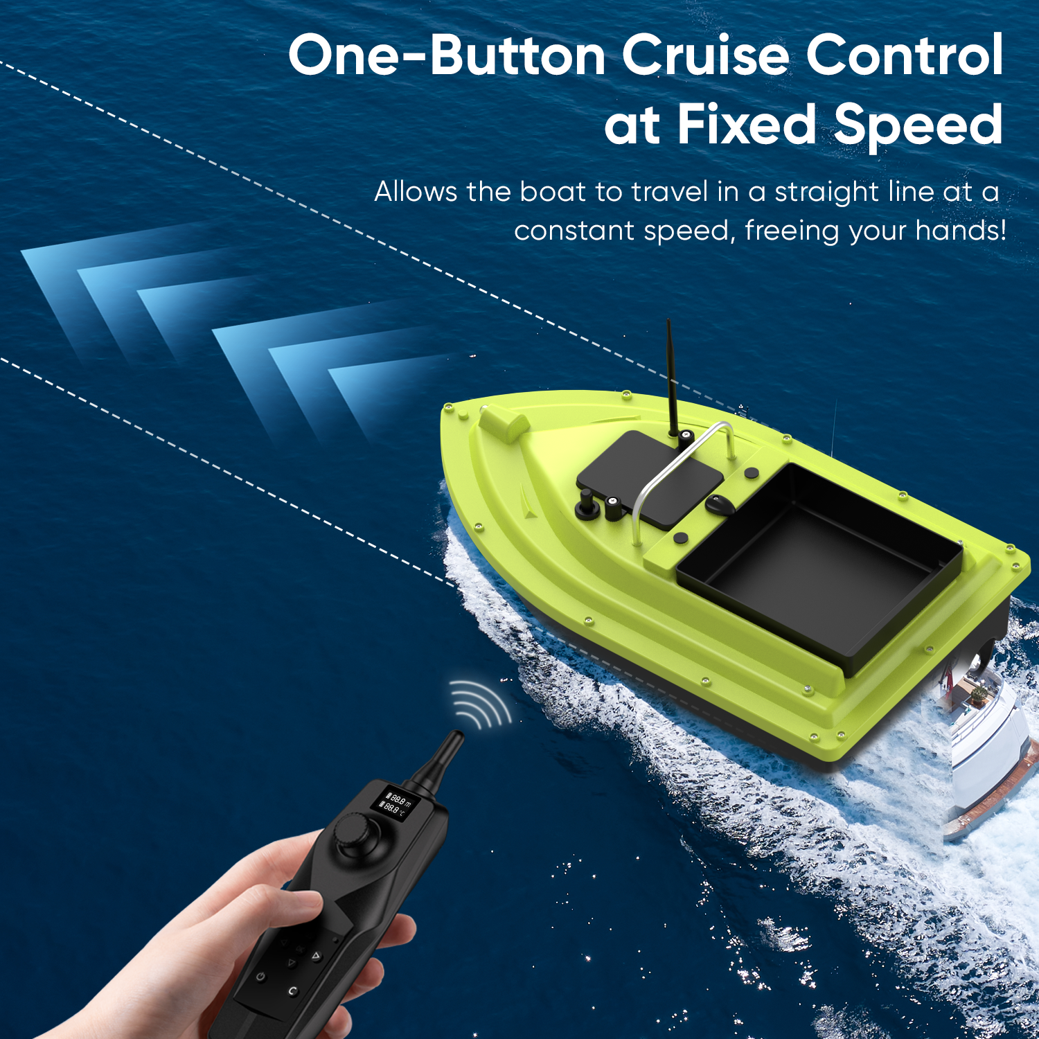 D36 RC Fishing Bait Boat with  - Fishing Depth Finder incelemesi ve fiyatı